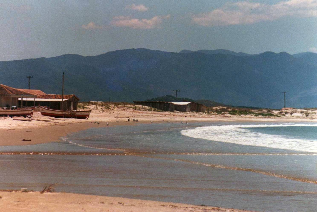 fotos antigas da praia da pinheira